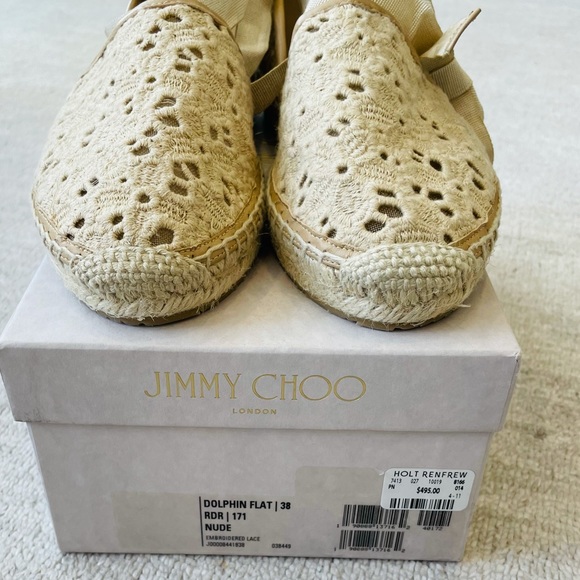 🎉 Host Pick 🎉 Jimmy Choo Macrame Espadrilles - Picture 8 of 8